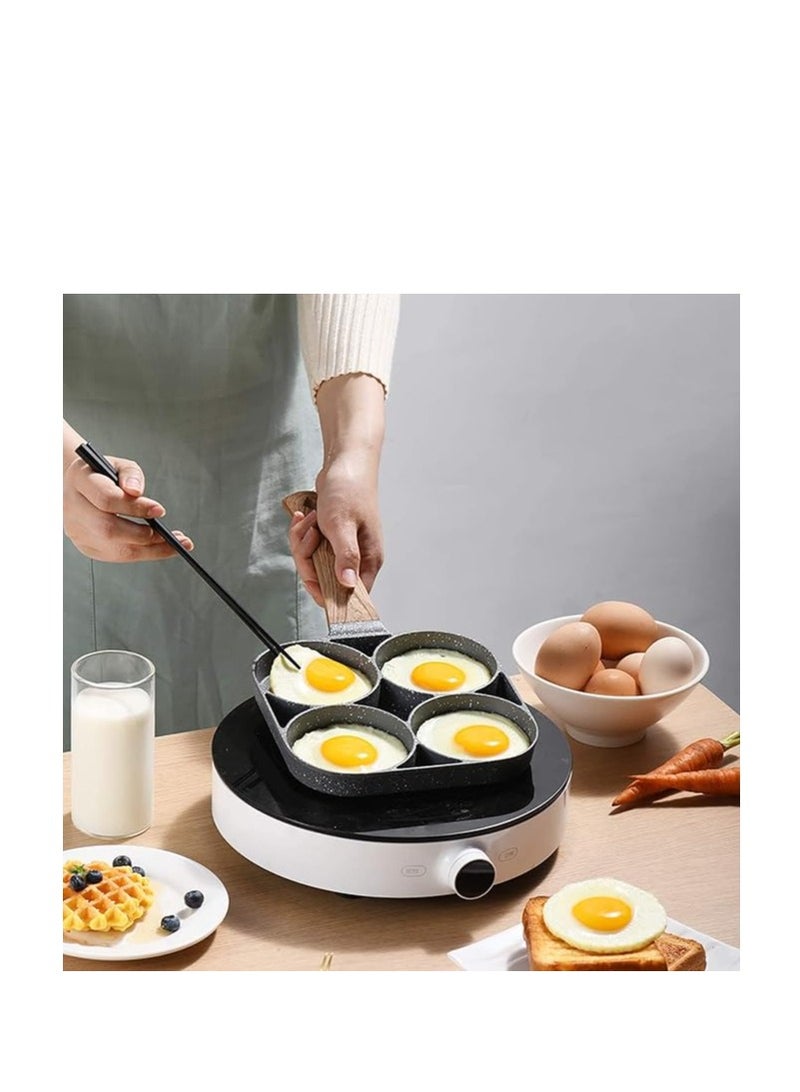 مقلاة جرانيت 4 في 1 متعددة الاستخدامات - مثالية لإفطار سريع وصحي - Image 2