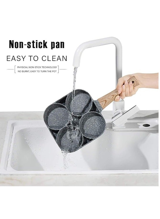 مقلاة جرانيت 4 في 1 متعددة الاستخدامات - مثالية لإفطار سريع وصحي - Image 4