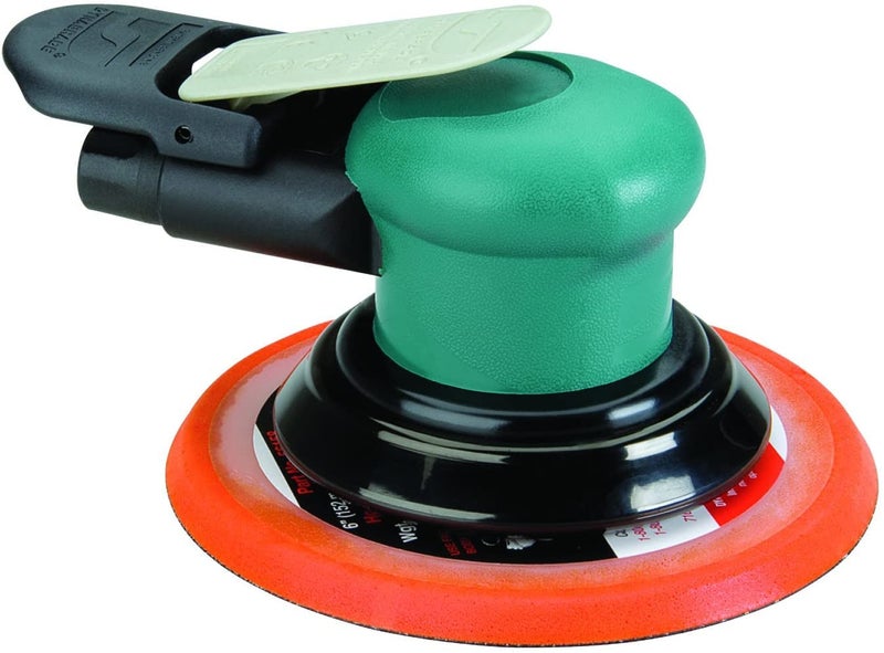 Dynabrade (59025) Dynorbital-Spirit 6" (152 mm) Diameter Random Orbital Sander, Non-Vacuum | Proportionate 3/16" (5 mm) Diameter Orbit | 12000 RPM Pneumatic Motor - Image 4