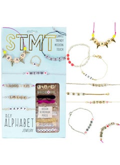 Diy Alphabet Jewelry Set Design 10 Premium Personalized Vsco Girl Bracelets Necklaces & Accessories Bead Kit For Friendship Bracelets Diy Abc Jewelry Great For Kids & Teens Ages 8 9 10 11 - pzsku/ZDC9EA0D72B941EC92838Z/45/_/1724480129/ea1a2b6c-6a8e-4069-ab8e-6a304e357290