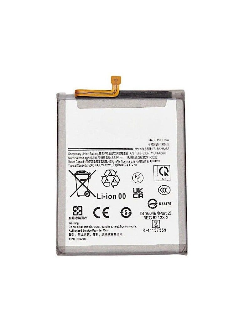 JAJEEK Replacement Internal Premium Battery Compatible for Samsung Galaxy A25 – High-Capacity Li-ion Battery for Long-Lasting Power, Safe Charging, Easy Installation, and Battery Life Restoration