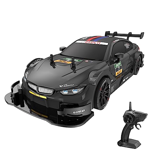 GoolRC RC Drift Car, 1:16 Scale 4WD 40KM/H High Speed RC Racing Car, 2.4GHz Electric Sport Drifting with Headlight, Drifting & Racing Tires for Adults (Black) - Image 1