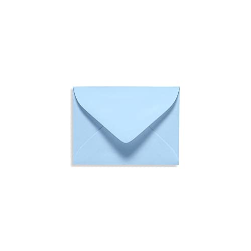 Envelopes.com LUXPaper #17 Mini Envelopes | 2 11/16" x 3 11/16" | Baby Blue | 80lb. Text | 50 Qty - Image 3