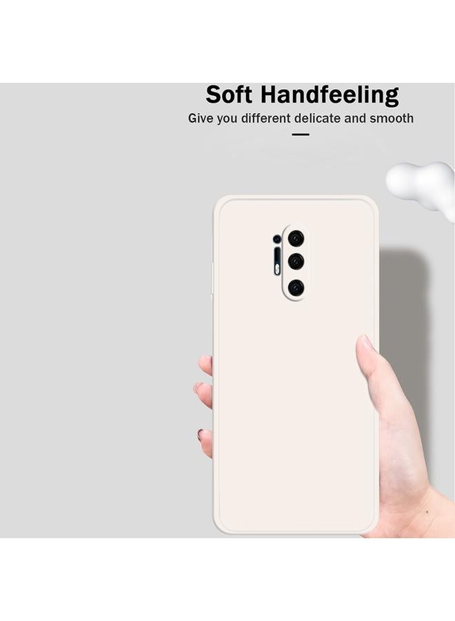S-TOP Case For OnePlus 8 Pro Solid Color Imitation Liquid Silicone Straight Edge Dropproof Full Coverage Protective Case - Image 3