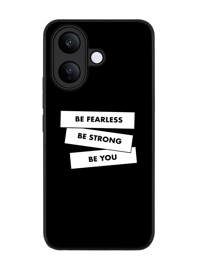 For vivo V60 Lite 5G / V60 Lite 4G Case,Slim fit Camera Protection, Shockproof Thin Phone cover  - Fearless, Strong, You