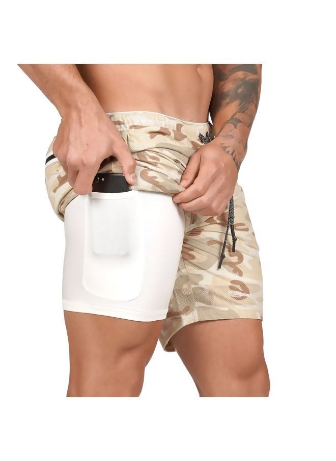 NIBEMINENT Running And Training Shorts With Pockets XXXXL  - Image 4