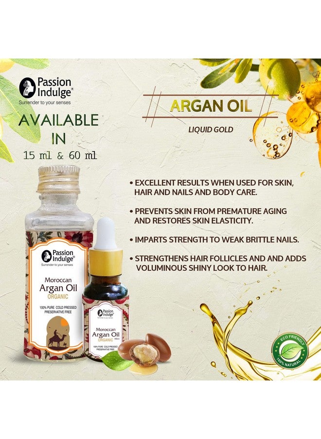 passion indulge Moroccan Argan Oil For Hair Growth, Dandruff And Scalp Disorders - 10Ml - Image 2