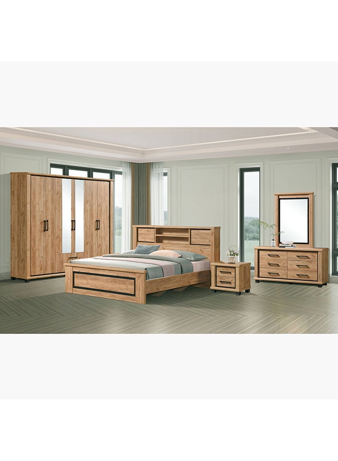 Home Box Belfort 5-Piece King Bedroom Set 224.5 x 120 x 207 cm - Image 1