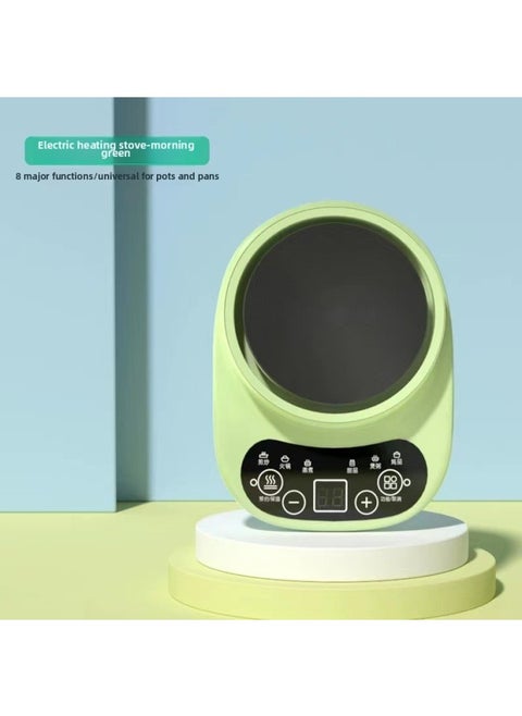 Small Size Ultra-small Size Induction Cooker Electric Cooker One Person's Travel Portable Mini Small Pot List-Color:Green Smart Electric Stove [power 360 ​​watts] [heating Plate 7.5cm]