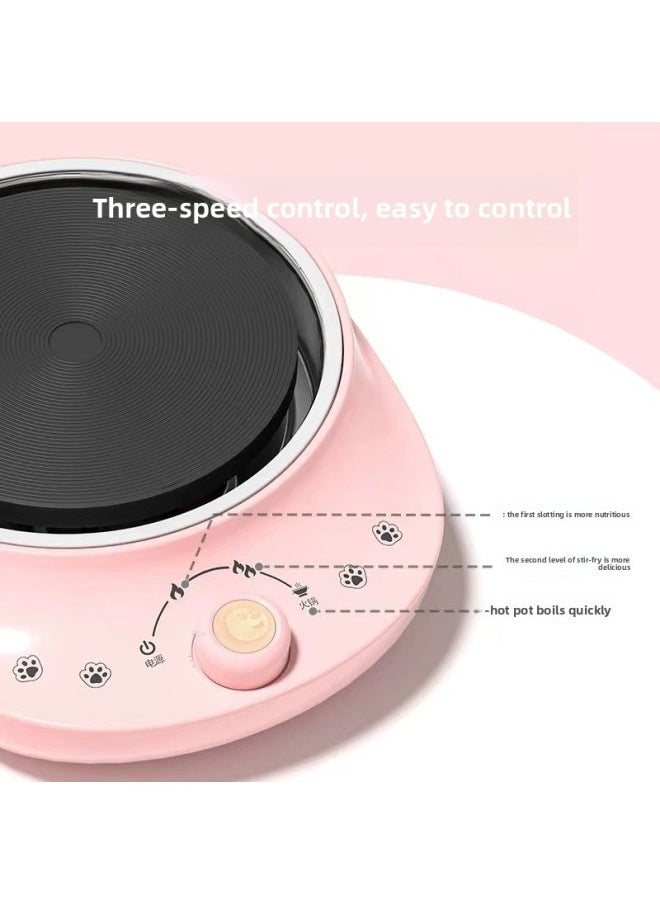 null - Small Size Ultra-small Size Induction Cooker Electric Cooker One Person's Travel Portable Mini Small Pot List-Color:Green Smart Electric Stove [power 360 ​​watts] [heating Plate 7.5cm] - Image 1