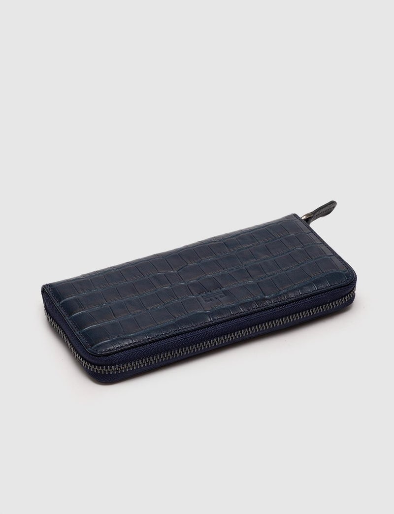 Cabani Genuine Leather Blue Women's Wallet  - Image 4