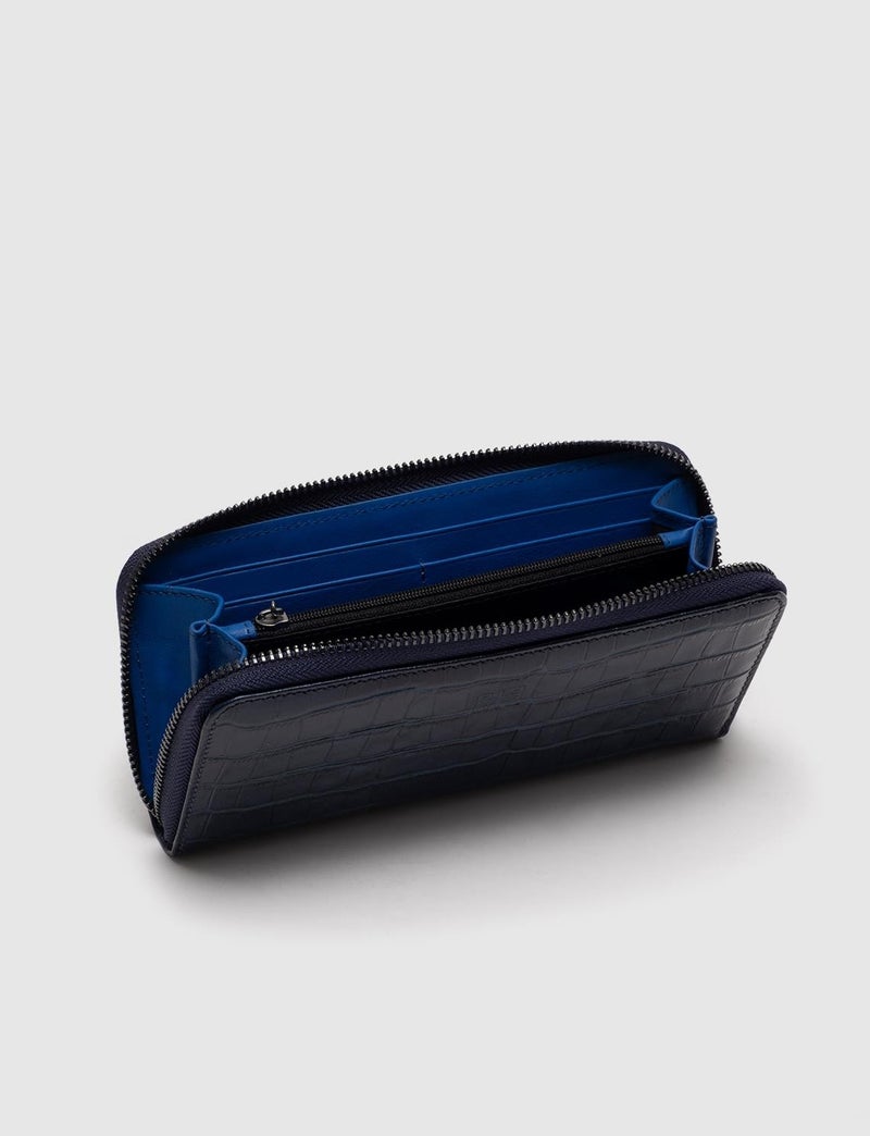 Cabani Genuine Leather Blue Women's Wallet  - Image 3