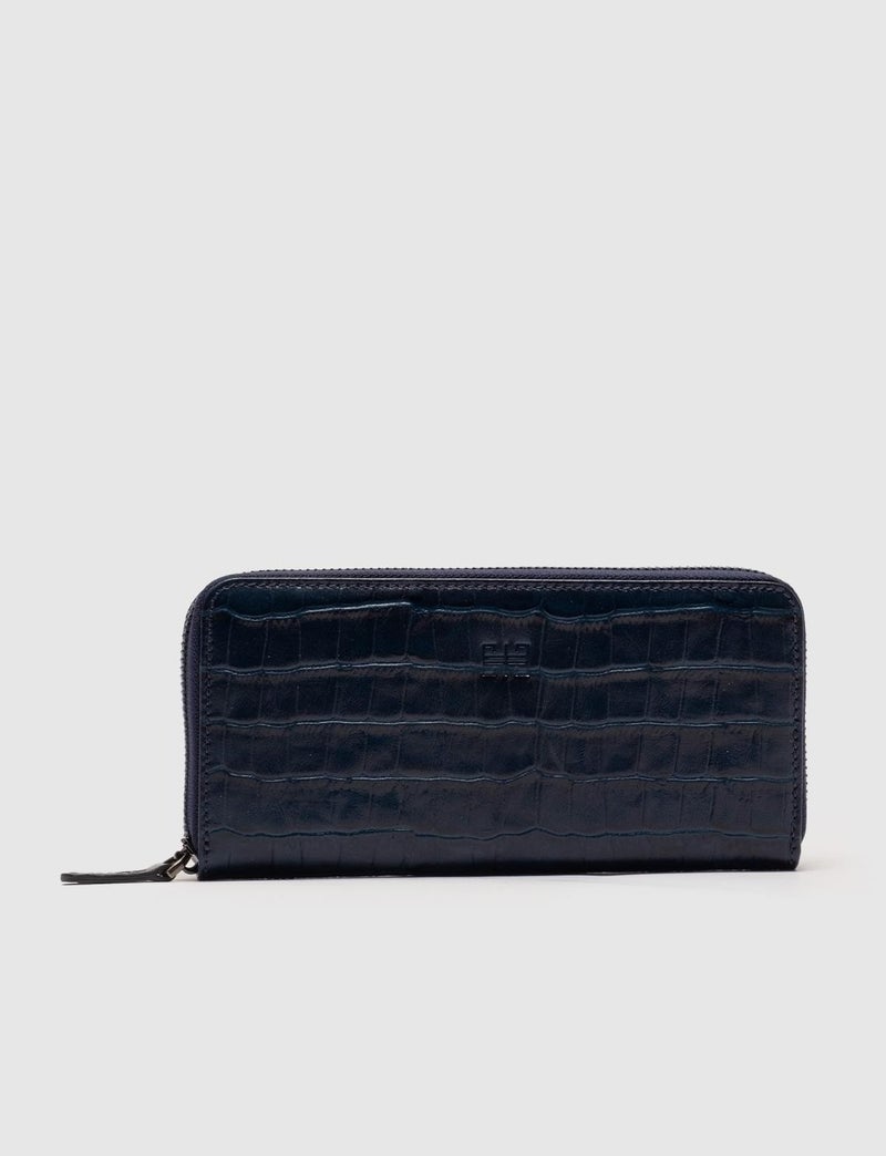 Cabani Genuine Leather Blue Women's Wallet  - Image 1