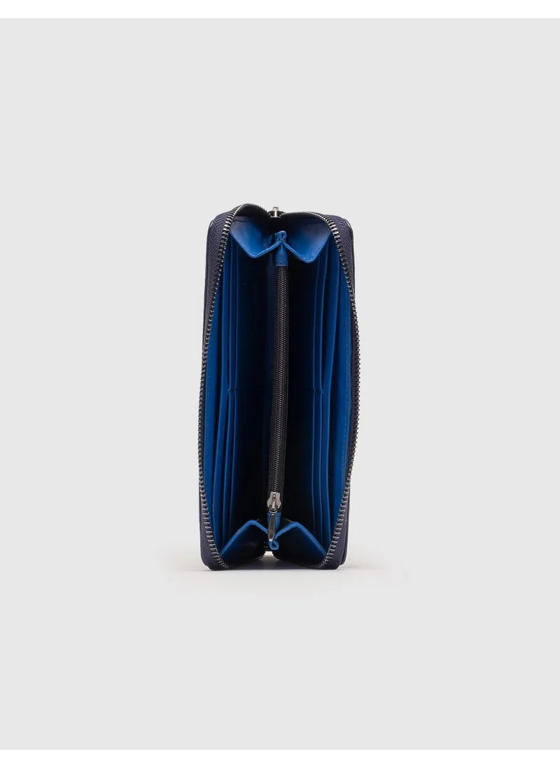 كاباني Genuine Leather Blue Women's Wallet