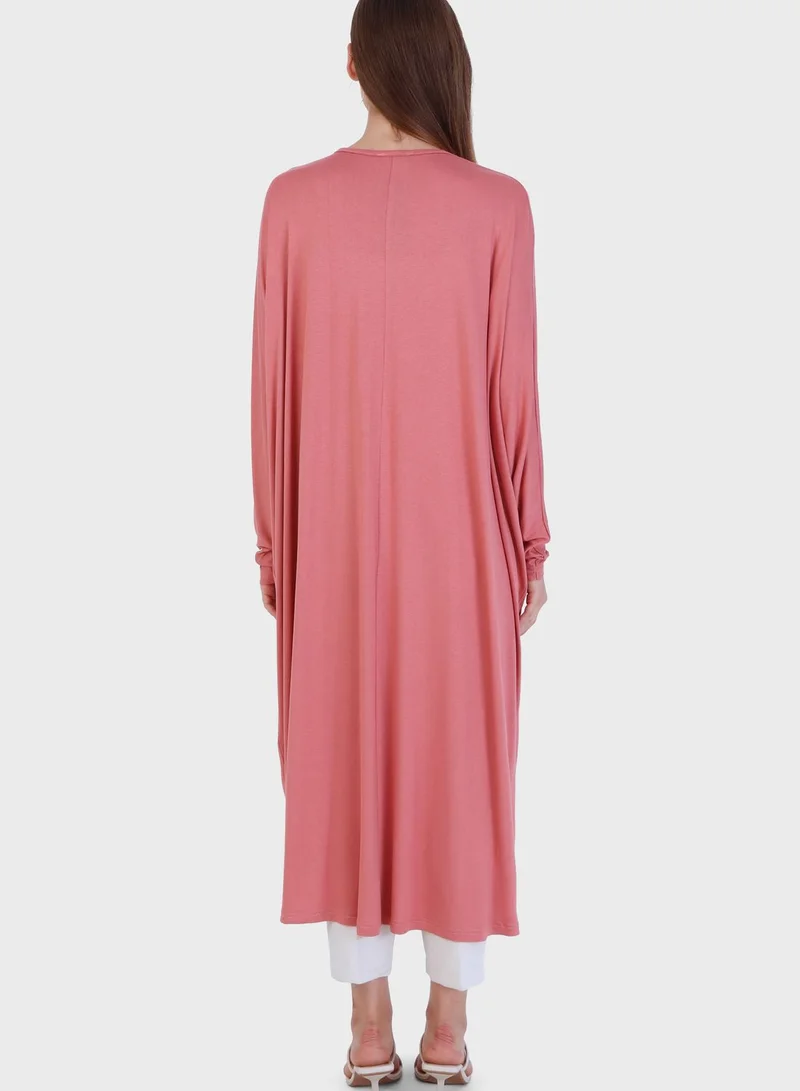 Modanisa Crew Neck Abaya