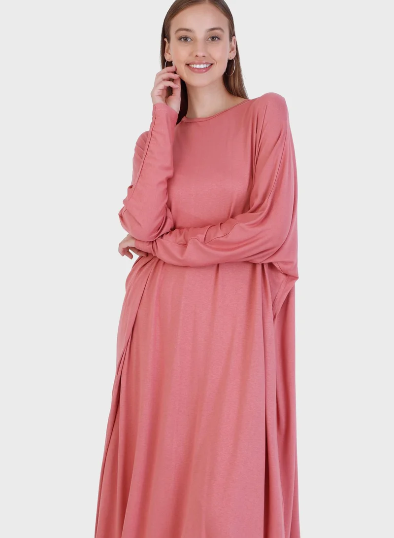 Modanisa Crew Neck Abaya