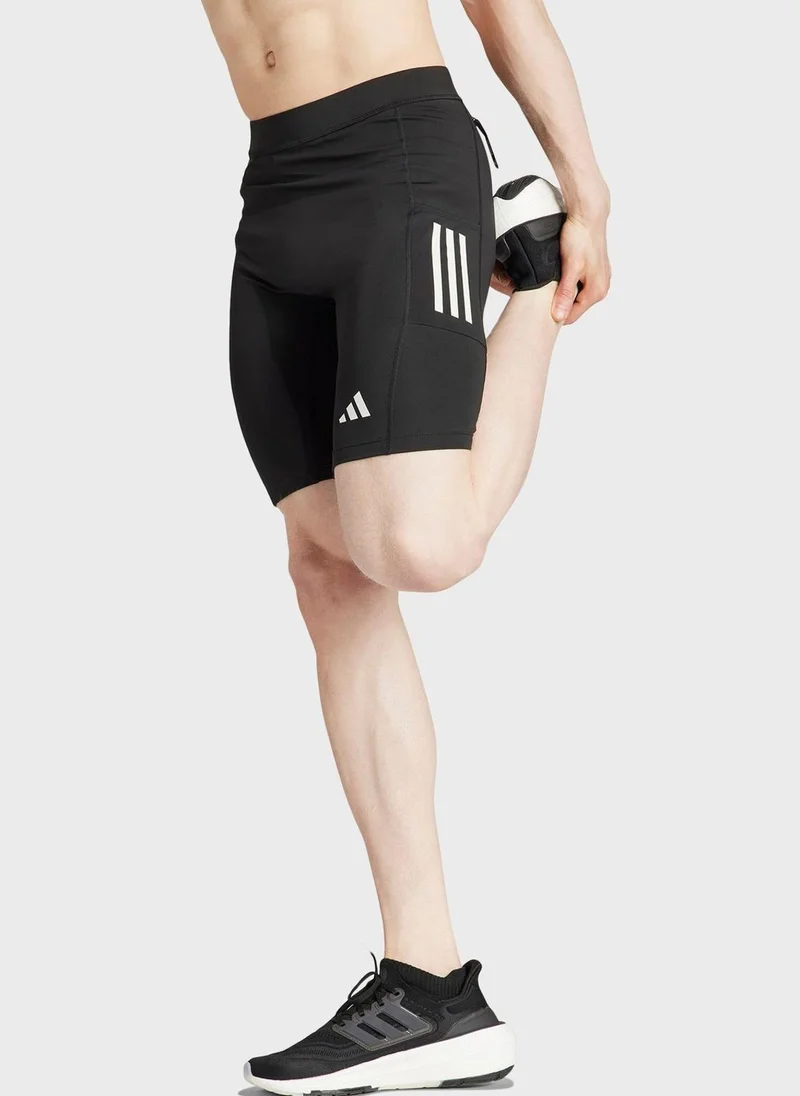 Adidas Otr B Short Tig Black Running Tights For Men XS