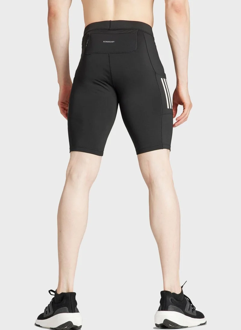 Adidas Otr B Short Tig Black Running Tights For Men XS