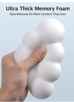 Furtey Keyboard Wrist Rest Pad White Cloud Shape Wrist Support Reduce Wrist Pain Non-slip Ergonomic for Computer Laptop Office Home Keyboard not Included  - Image 5