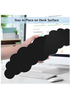 Furtey Keyboard Wrist Rest Pad White Cloud Shape Wrist Support Reduce Wrist Pain Non-slip Ergonomic for Computer Laptop Office Home Keyboard not Included  - Image 3