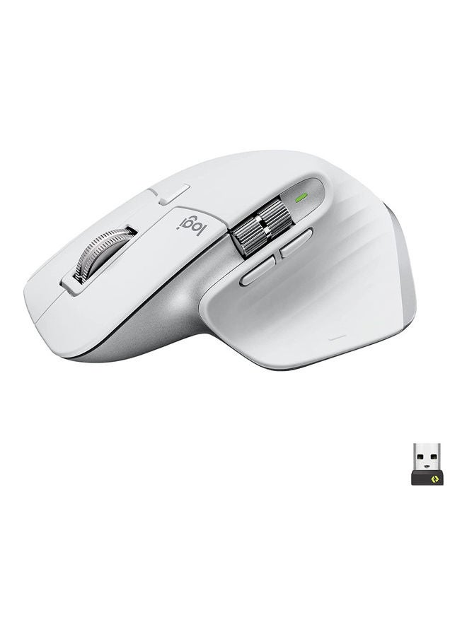Logitech MX Master 3S Wireless Performance Mouse With Ultra Fast Scrolling Pale Grey - Image 1