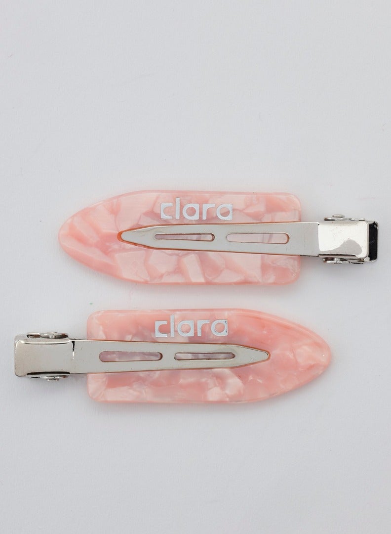 Clara Hair Clips Set (Pink) – Strong Hold Styling Clips for All Hair Types – Non-Slip Durable Design - Image 3