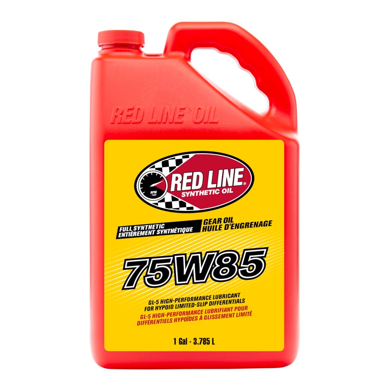 Red Line 50105 75W85 GL5 Full Synthetic Gear Oil for Hypoid Limited Slip Differentials  1 Gallon