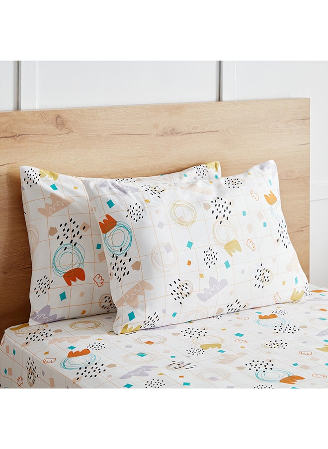 Home Box Nora Scape 2-Piece Microfibre Pillow Cover Set 75 x 50 cm  - Image 1