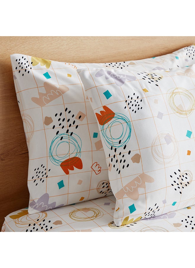 Home Box Nora Scape 2-Piece Microfibre Pillow Cover Set 75 x 50 cm  - Image 3