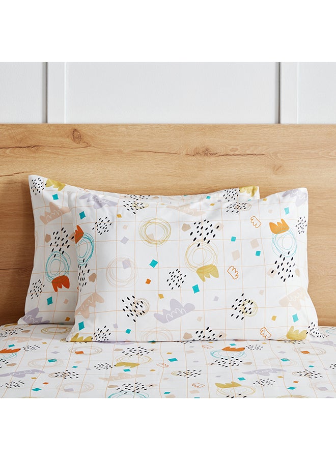 Home Box Nora Scape 2-Piece Microfibre Pillow Cover Set 75 x 50 cm  - Image 2