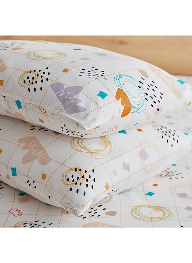 Home Box Nora Scape 2-Piece Microfibre Pillow Cover Set 75 x 50 cm  - Image 4