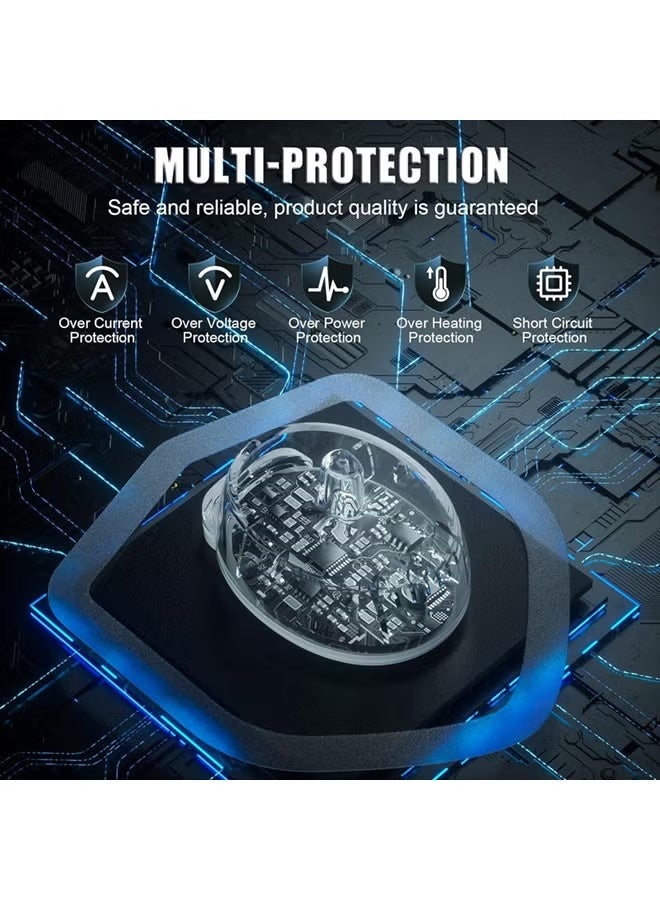 شاحن USB لفرشاة الأسنان الكهربائية براون أورال بي 3757، قاعدة شحن حثية مقاومة للماء محمولة للسفر - Image 4