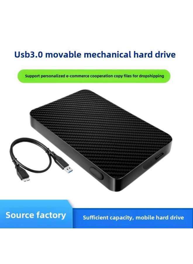 Generic 2.5-inch USB3.0 Mobile Hard Disk First-hand Supply 160G500G External Mobile Mechanical Hard Disk Customization-Capacity:500G【usb3.0】  - Image 1