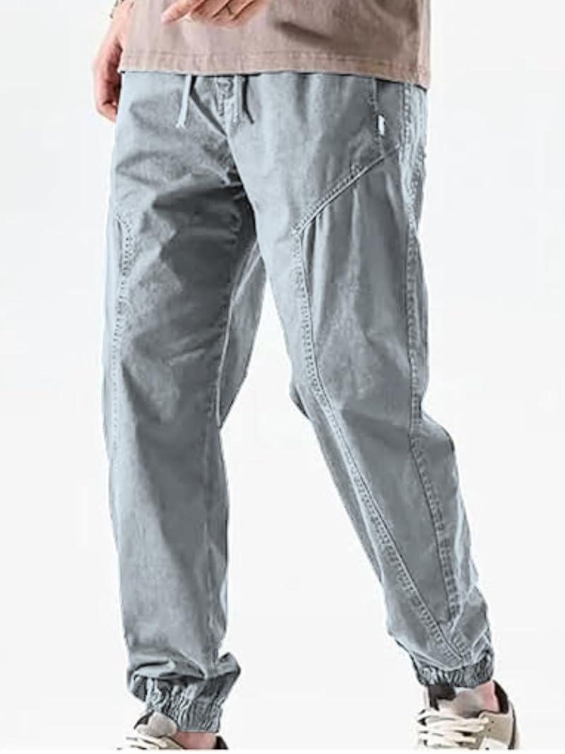 JVX Men's Loose Pants (CARGO-01_Grey - Image 2