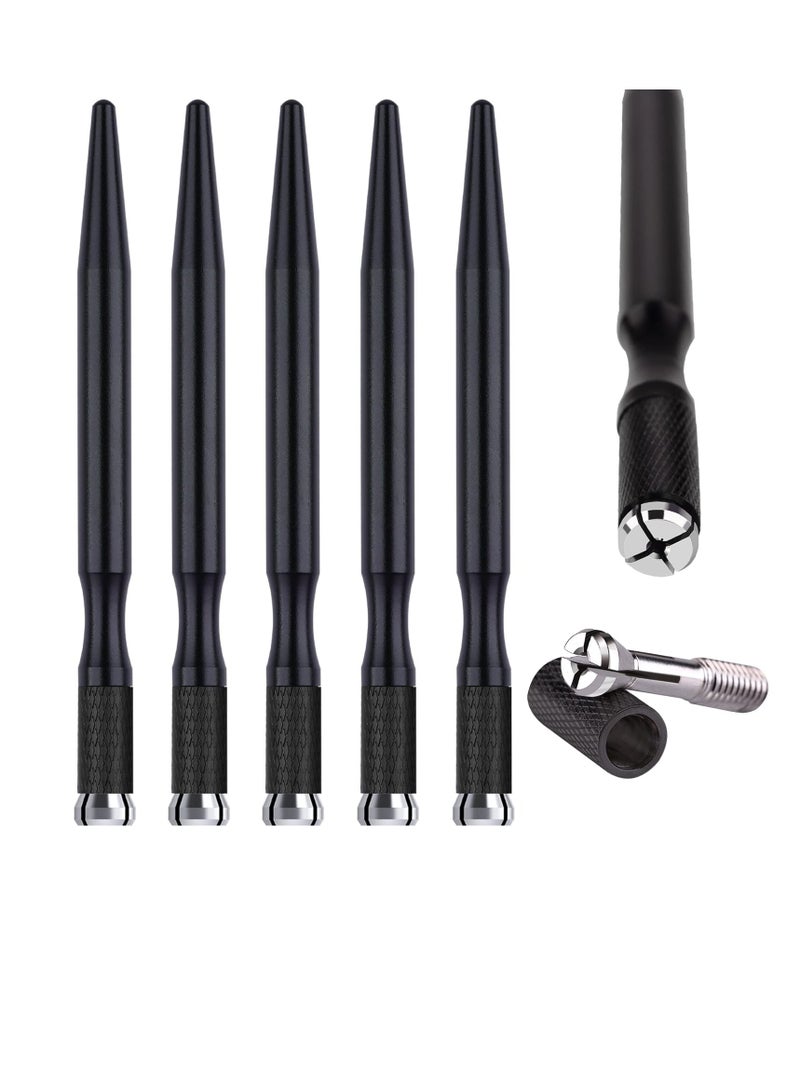 KASTWAVE 5 Pcs Light Manual Tattoo Eyebrow Pens For Permanent Makeup Supplies Durable Aluminum Pen With Lock-Pin Tech Tattoo Microblading Pen - Image 1