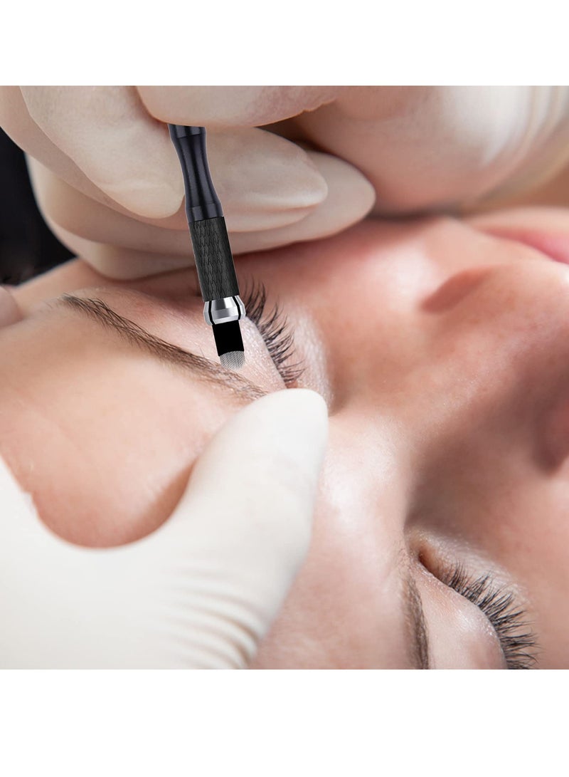 KASTWAVE 5 Pcs Light Manual Tattoo Eyebrow Pens For Permanent Makeup Supplies Durable Aluminum Pen With Lock-Pin Tech Tattoo Microblading Pen - Image 3