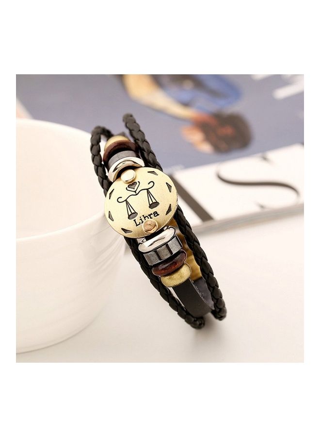 سوار من الجلد مزين ب 12 برج فلكي - Image 3