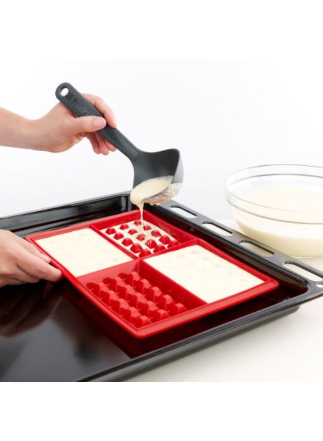 ليكوي مجموعة من قالبين من قوالب الوافل المصنوعة من السيليكون - Image 2