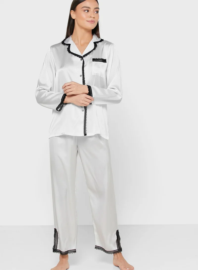 ELLA Satin Pyjama Set