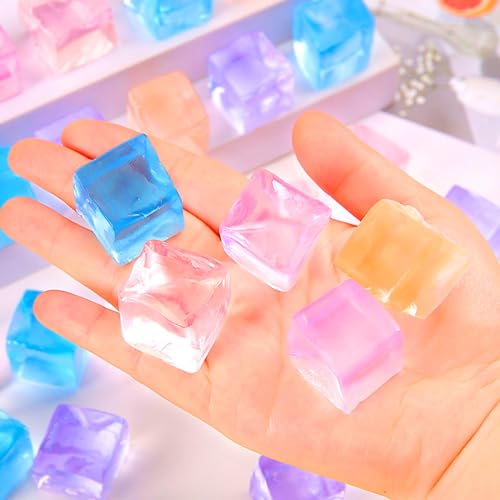 rytopt 50Pcs Stress Balls for Fidget Toys, Squeeze Cubes Ball Sensory, Birthday Stress Balls Bulk Classroom Prizes Toy Gifts, Halloween, Christmas, Party Favors - Image 4