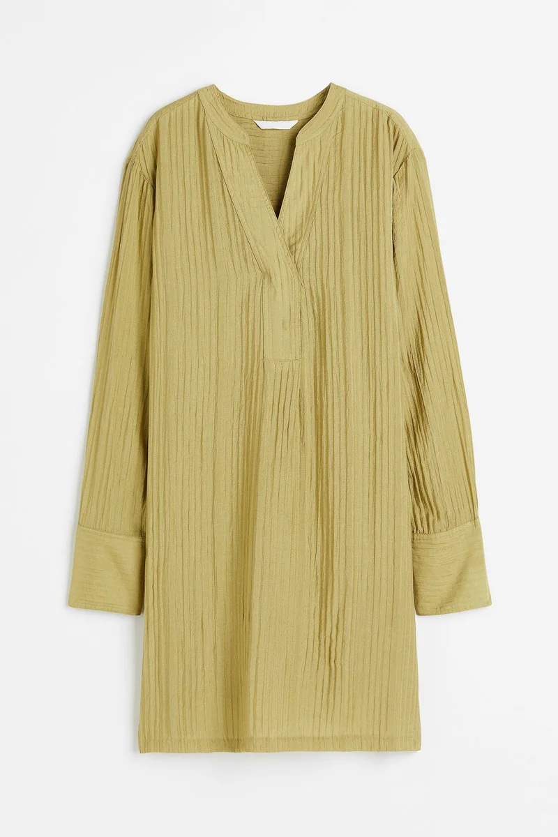 اتش اند ام V-Neck Tunic Dress