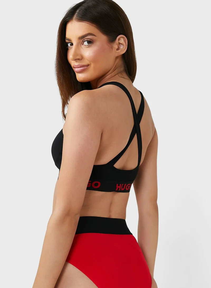 HUGO Knitted T-Shirt Bra