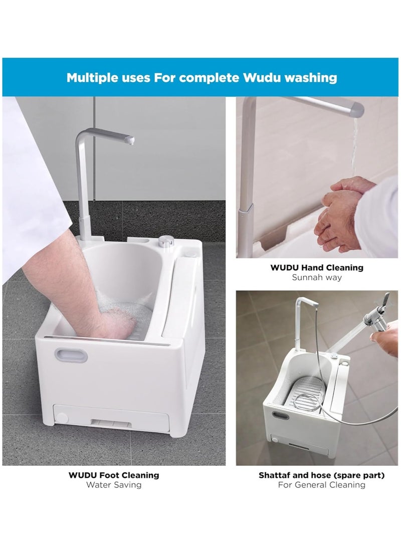 Generic Wudu Foot Washer, Automatic, Muslim Prayer Basin, Water Saving, Pedal Type Outlet, Quick Installation, Wide Range Applications  - Image 2