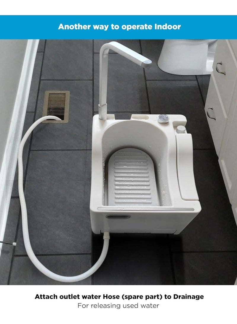 Generic Wudu Foot Washer, Automatic, Muslim Prayer Basin, Water Saving, Pedal Type Outlet, Quick Installation, Wide Range Applications  - Image 3