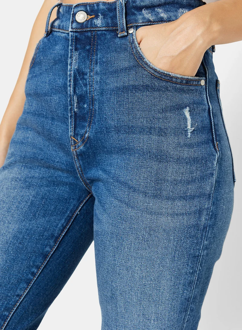 اونلي Organic Slim Fit Straight Jeans