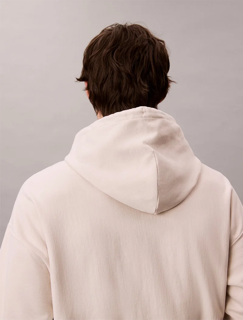 Calvin Klein Jeans Premium Fleece Monogram Logo Hoodie