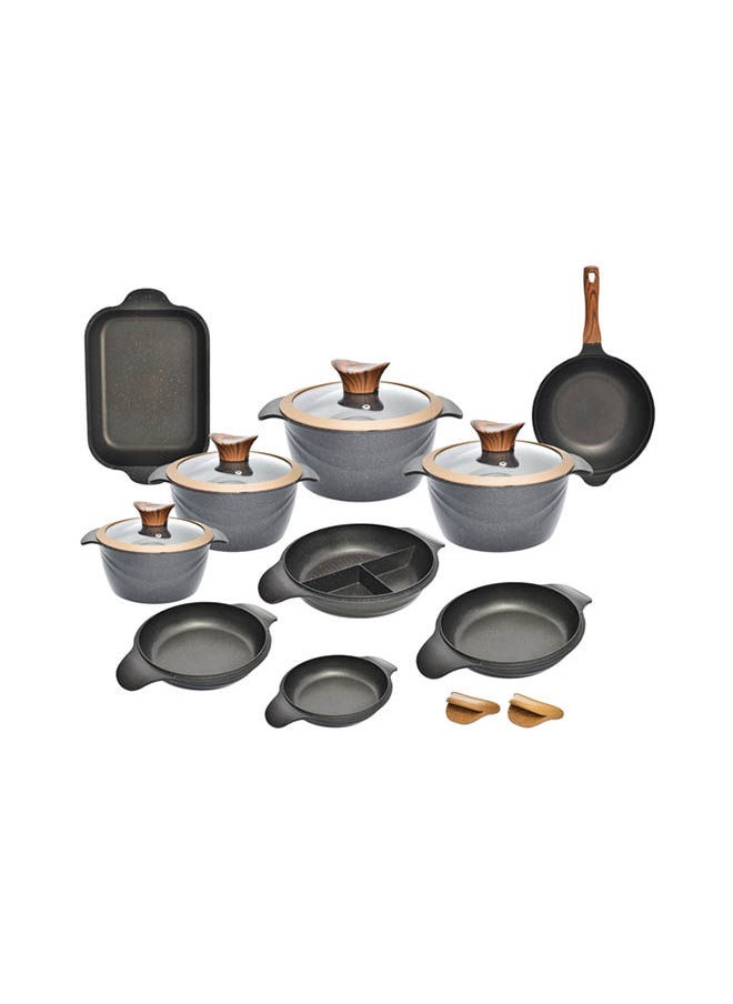 Wok 30+ casserole 36+ 4 Duck lids + 4 Pyrex lids+ 4 ducklings (18.20.24.30) cm -Black - pzsku/ZDC9FA0363E2DC10D6D9CZ/45/_/1707771334/533e25b8-be42-4e2e-852e-67070f2c6af5