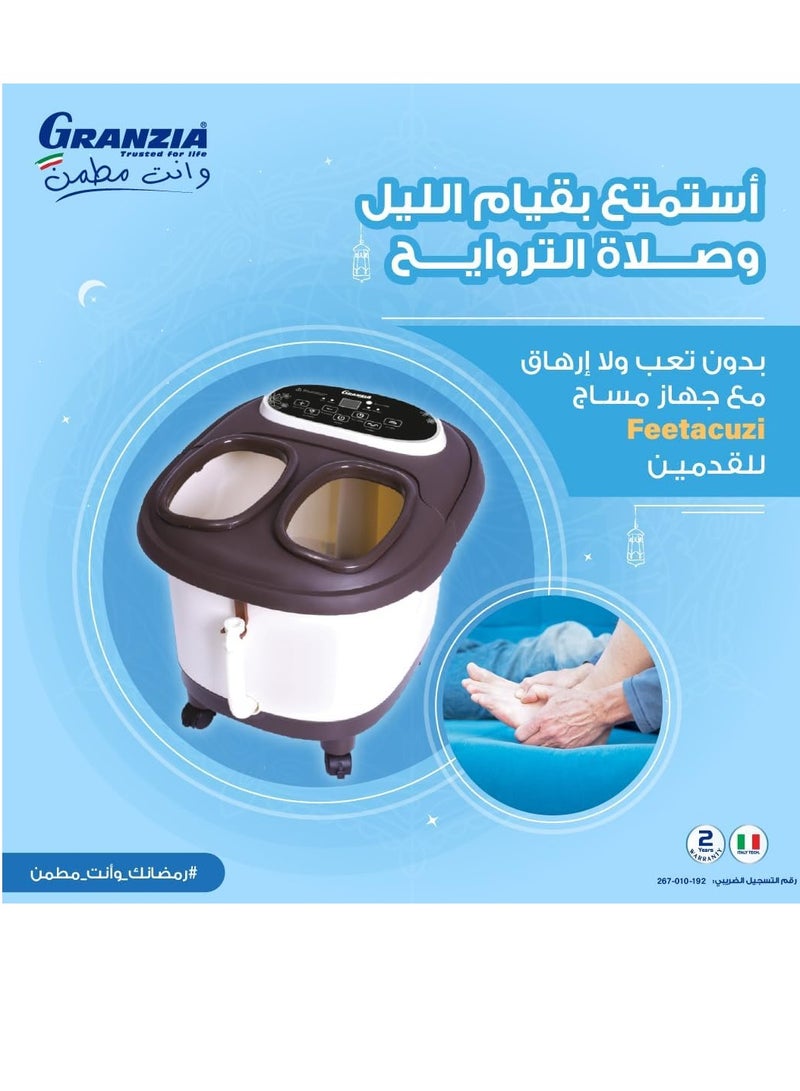  جرانزيا جهاز تدليك القدم فيتاكوزي للمنتجعات الصحية ، تعمل بالبطارية، متعدد الألوان - Image 5