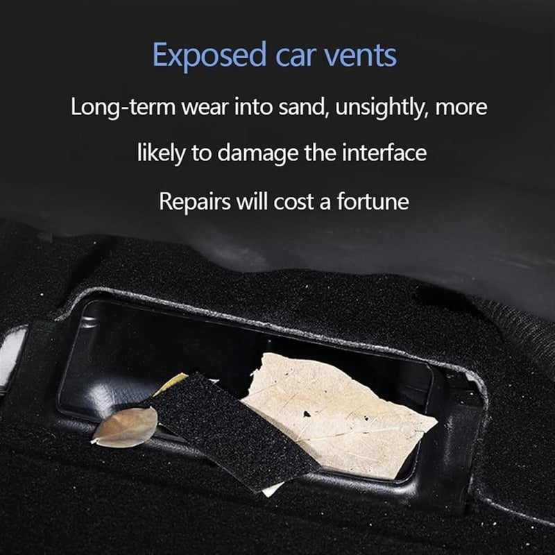 Wivplex Car Under Seat Air Outlet Protection Cover for Tesla Model 3 - Image 2