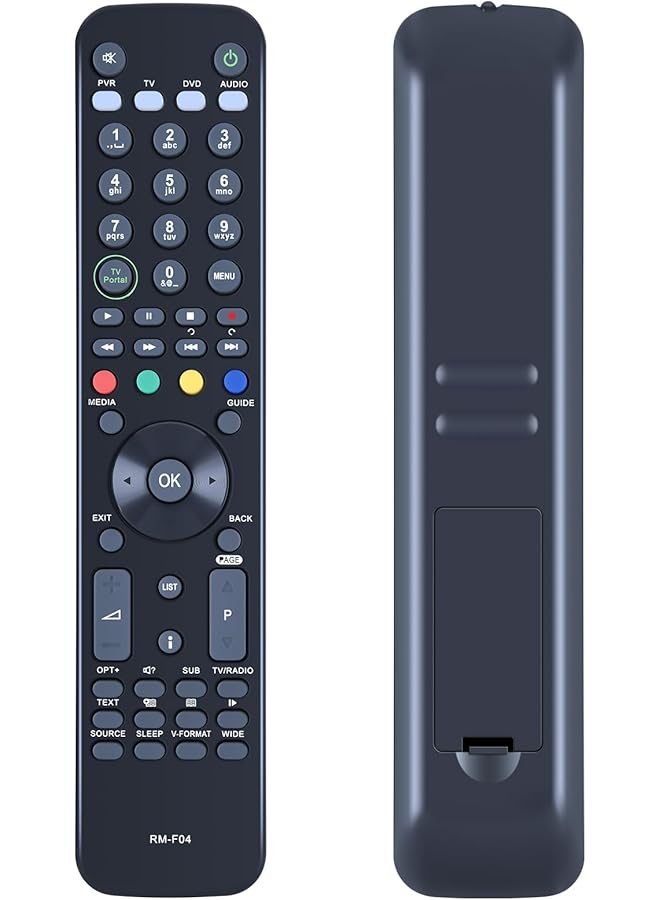 The Bros New Replacement Remote Control for Humax Foxsat HDR Freesat Box RM-F01 RM-F04 RM-E06, Compatible with HDR320 IHRD5050C IRHD-5100C IRHD5100C IHDR5200C IHRD-5050C (No programming required)